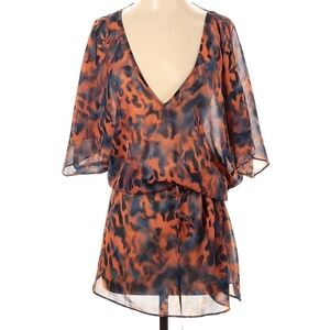 Yoana Baraschi Vibrant Animal Print Swim Cover-Up